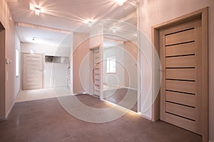 Hallway in modern commodious house