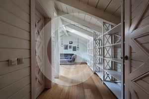 hallway in modern house