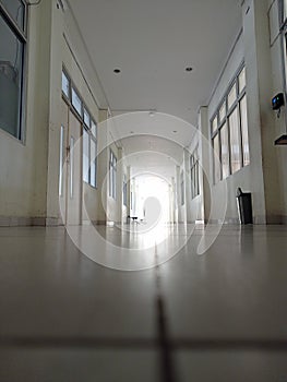 This is the hallway in my fakulty. The situation was very quiet because of pandemi of Corona.