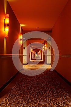 Hallway at Night photo