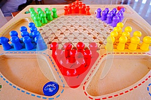 Halma, strategy boards game