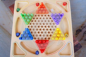 Halma, strategy boards game