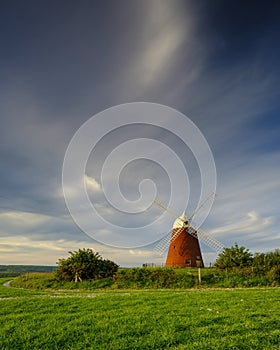 Halnaker windmill in the South Downs National Park, West Sussex, UK