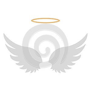 Halo and Angel Wings photo