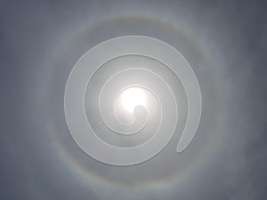 Halo around the sun