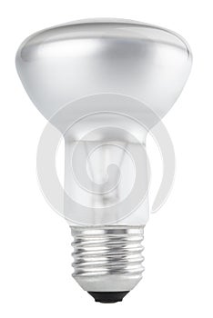 Halogen bulb on white