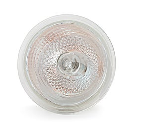 Halogen lamp isolated on white