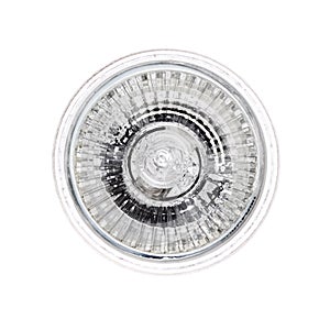 Halogen light bulb isolated on white