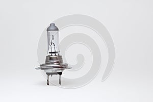 Halogen low beam lamp for car headlights. spare parts. include clipping path for easy isolation from background