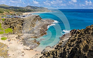 Halona Beach Cove made famous in From Here to Eternity film on Oahu