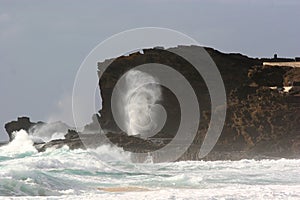 Halona Blowhole Lookout at Sandy's Beach