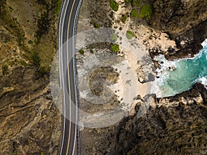 Halona Cove Landscape Highway Oahu, Hawaii