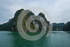 The Halong Bay in Vietnam. photo
