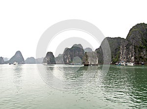 Halong Bay, Vietnam. Unesco World Heritage Site.