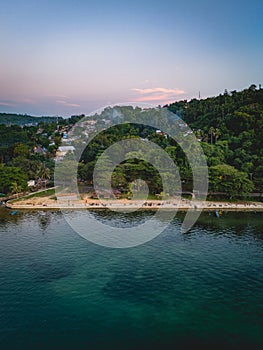 Halong Beach in Ambon Island, Maluku, Indonesia