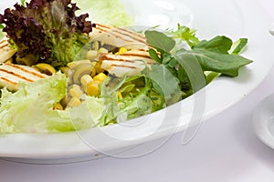 Haloumi salad photo