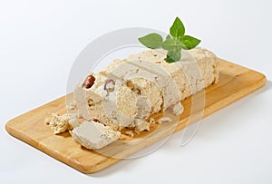 Halva with almonds