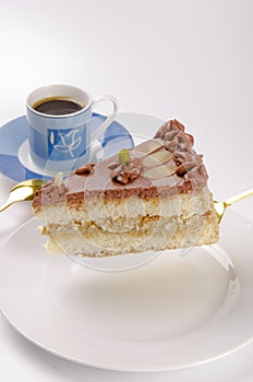 Halva cake, Kaffe and champagne