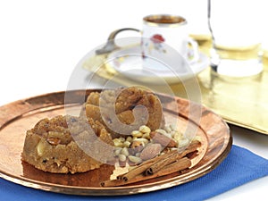 halva and greek coffee