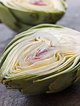 Halved Artichoke photo