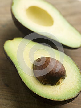 Halved Avocado