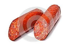 Halved Chorizo sausage