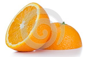 Halved orange