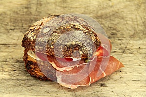 Ham bread roll