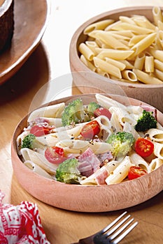Ham Broccoli Pasta