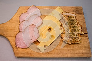 Ham and cheese breakfast