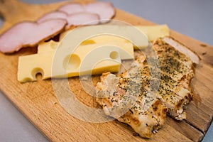 Ham and cheese breakfast