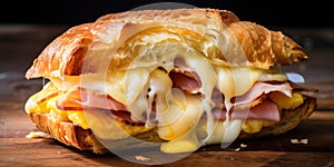 Ham and Cheese Croissant - Gooey Goodness - Irresistible