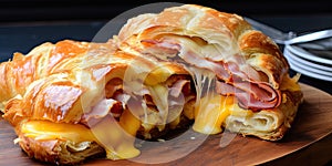 Ham and Cheese Croissant - Gooey Goodness - Irresistible