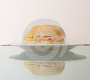 Ham and cheese sandwich - 1