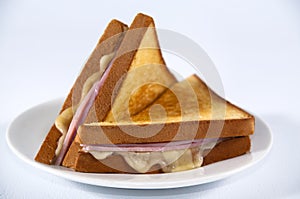 Ham and cheese sandwich