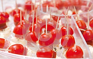 Ham and feta appetizer