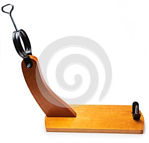 Ham holder support to hold and cut the ham jamonero.
