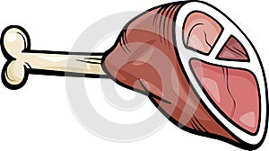 Ham meat cartoon clip art