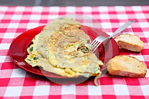 Ham omlette