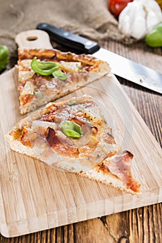 Ham and Pineapple Pizza Slices
