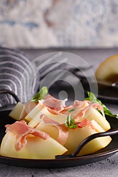 Ham prosciutto melone