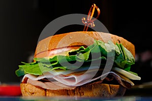 Ham Roast Beef Sandwich