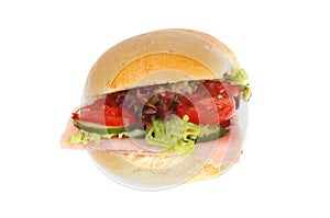 Ham salad roll