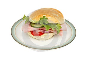 Ham salad roll