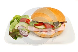 Ham salad roll