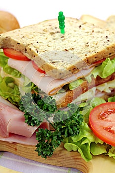 Ham And Salad Sandwich