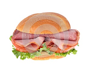 Ham Sandwich Isolated