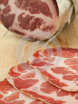 Ham slices