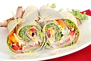Ham Wrap Sandwich