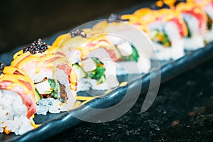 Hamachi sushi